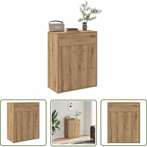 vidaXL Sideboard Artisan-Eiche 60x30x75 cm Holzwerkstoff (1/5)