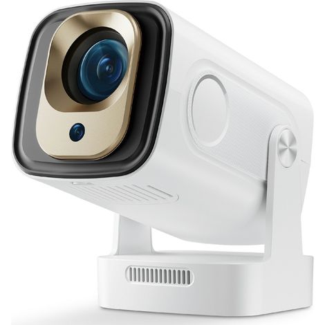 Filiyano – Projecteur HY260 Pro 1 Go + 8 Go Android 11.0 WiFi 6 BT 5.4 Home Cinéma 200 lumens ANSI Blanc (1/5)