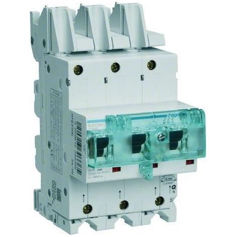 Hager SLS-Schalter 3P E-100A Sammelschiene QC HTS390E (1/5)
