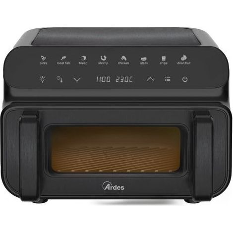 ARDES Friggisana Friggitrice ad Aria e Grill 10L 2000W Nero ARDFRYA12GP
