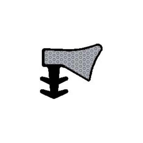 TRELLEBORG FT-Überschlagdichtung L2020 schwarz zum Einnuten, TSP-FOAM 200 Stk (1/3)