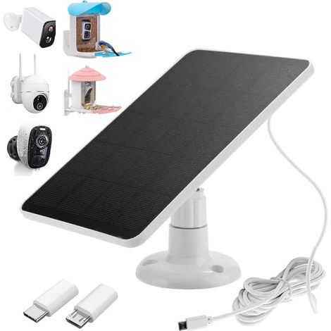 9W/5V-Solarpanel mit wiederaufladbarem Akku (9W, 15600mAh, 5V) für Sicherheitszwecke (1/5)