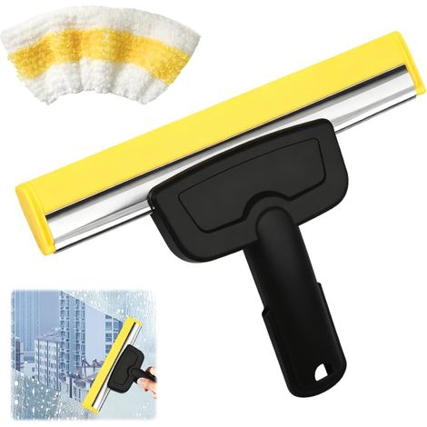 Buse de fenêtre pour nettoyeur vapeur SC1, SC2, SC3, SC4, SC5, SC7, CTK10/20, avec chiffon en microfibre, nettoyage des vitres sans traces pour fenêtres, miroirs, cabine de douche (1/5)