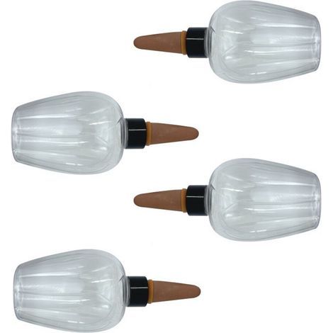 Bouteille d'arrosage colorée pour plantes,-Couleur transparente (1/2)