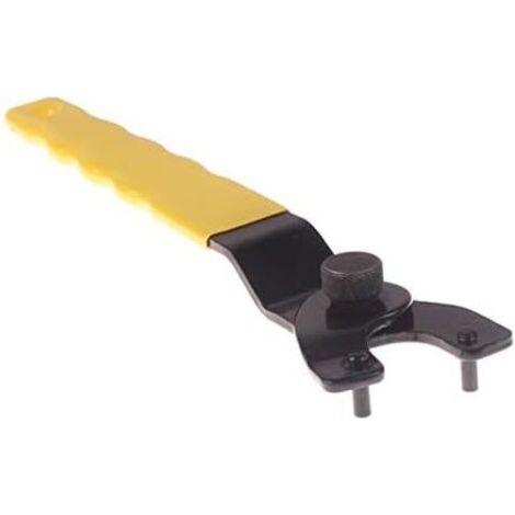 Clé à broche réglable 190 mm en Y avec poignée en plastique pour meuleuse d'angle (1/5)
