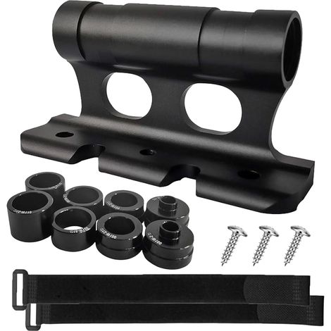 Support de Fourche de vélo Polyvalent de Fixation, Velo Voiture en Alliage d'aluminium Pince de Fixation pour Fourche Avant de Vélo à Libération Rapide de Vélo, mit Adaptateurs (1/5)