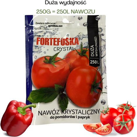 Concime cristallino Fortefoska per pomodori 250 g = 250 l