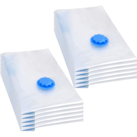 Sacchetti da Viaggio Sottovuoto per Vestiti 60x40 cm 10 pz vidaXL (1/5)