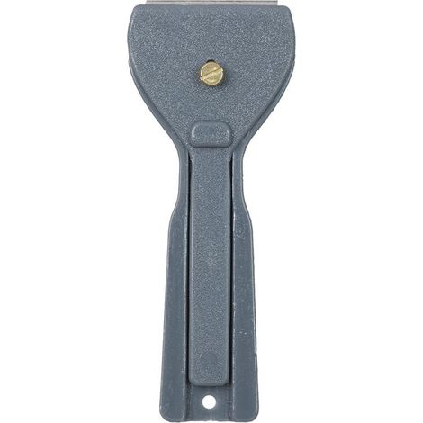Grattoir à induction/céramique/verre, 5 lames interchangeables, gris (1/4)