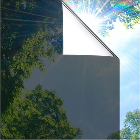 Einweg-Sichtfensterfolie, Wärmedämmung, elektrostatische Adsorption, Silber, (60200cm) (1/5)