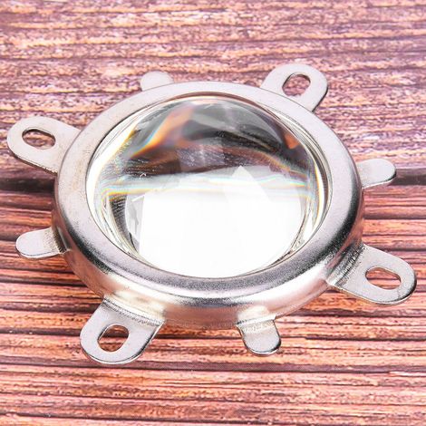 44-mm-Optikglaslinse, 50-mm-Reflektor, Kollimatorbecher, feste Halterung für 20-100-W-LED-Leuchte (60°) (1/5)