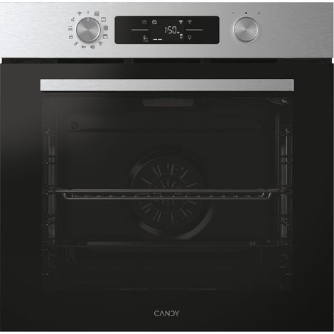 CANDY CA6 N3B3YTX1 New Moderna Forno da incasso Elettrico 78 L Classe A++ Wi-Fi Bluetooth Grill Convezione (59.5x59.5x56.8 cm) colore Acciaio inox (1/4)