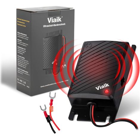 Anti Fouine Voiture avec Ultrasons – Anti Rongeur Voiture à Brancher sur Batterie 12V – Répulsif Ultrason Souris et Rats, Anti Martre pour Moteur et Capot (1/5)