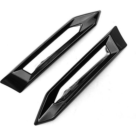 Pour Note E13 2020 2021 Voiture Chrome Extérieur Spoiler de pare-chocs avant Auto Sortie d'air latérale décorative Str-- (1/5)