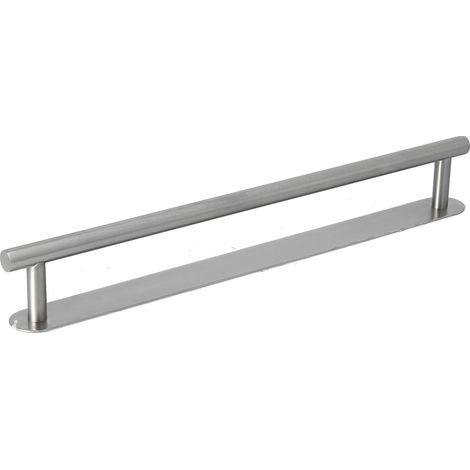Porte-serviettes moderne en acier inoxydable 304, barre simple, pour torchons de cuisine, salle de bain ou buanderie, 50 cm. (1/5)