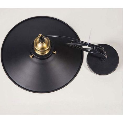 Industriel Vintage Edison Pendentif Lampe E27 Plafonnier En Métal Pendentif élégant (Sans Ampoule) (1/5)