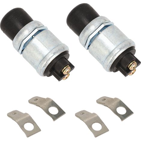 Lot de 2 boutons de klaxon Club Car 12V 17318 G1, compatibles avec les modèles EZGO 1993-2022 (1/5)