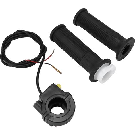 Poignée de gaz 0.87in avec coupe-circuit moteur pour vélo motorisé 33cc 49cc 60cc 69cc 80cc, kit guidon pour bicyclette à essence (1/5)