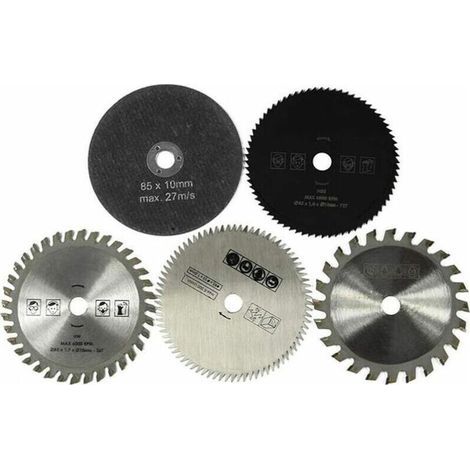 5 teile/satz 85mm Durchmesser 10mm Innendurchmesser Dreh Kleine Kreissäge Klinge Harte Legierung Dreh Schneiden Werkzeuge (1/4)
