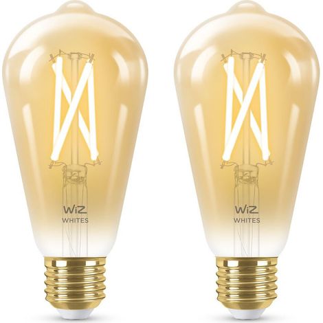 WiZ LED Vintage-Glühbirne dimmbar 7W smart (1/5)