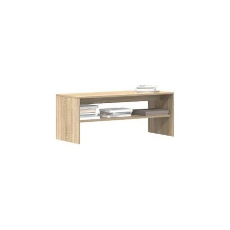 Meuble TV Chêne sonoma 100 x 40x40 (1/5)