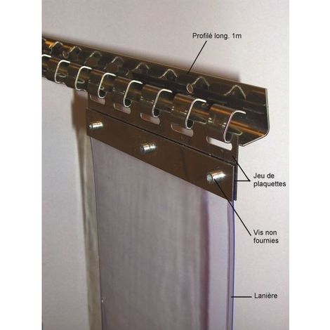 Support per cinturino protezione 1000 mm inox