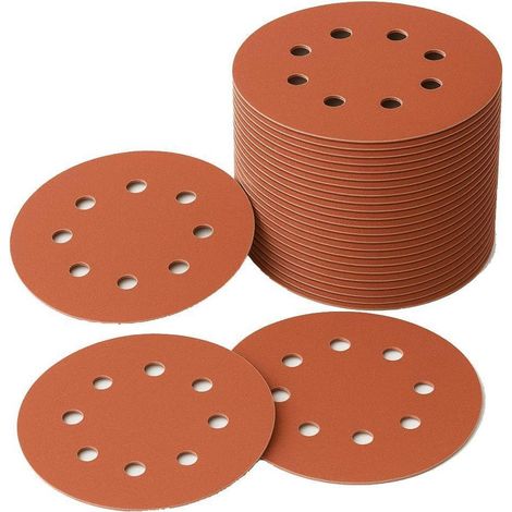 Schleifscheiben 125mm 180 Körnung Klett 50 180 50pcs (1/5)