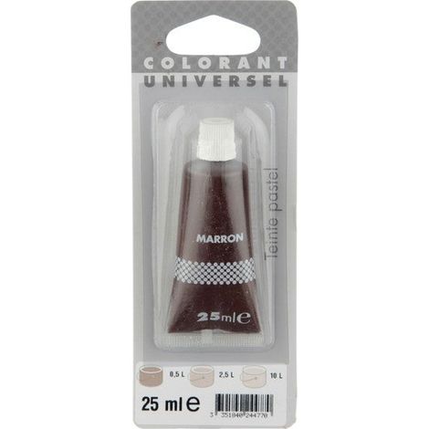 Colorante Universale 25 Ml Marrone Centrale Brico