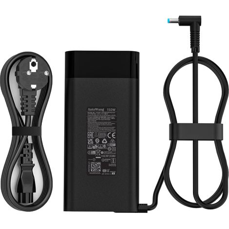 150W 19.5V 7.7A Chargeur Ordinateur Portable pour ZBook Studio 15 16 17 15u 15v G3 G4 G5 G6 G7 G8 Alimentation Fury 15 17 x360 G5 OMEN Pavilion Gaming 15 17 EliteBook 1050 G1 Adaptateur Secteur (1/5)