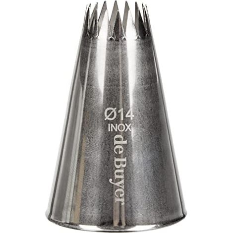 De Buyer Beccuccio stella Petit Four 16 denti d. 14 mm 2116.14 (1/4)