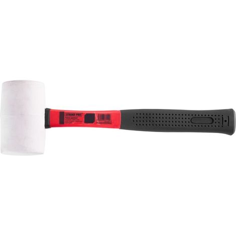 Hammer Strend Pro HM212 340 g, Gummihammer, WhiteHead, PVC Griff, TPR, Stiellänge 290mm