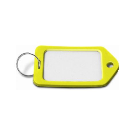 PORTAETIQUETAS PLASTICO GRANDE AMARILLO - BRINOX