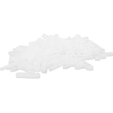 10-mm-Fliesenkreuze, 100er-Packung, 3-Wege-Kreuzung, für Ziegelwände, Böden, Terrassen, Dielen, Pflastersteine, Platten, Werkzeuge, T-förmig, hohl (1/5)