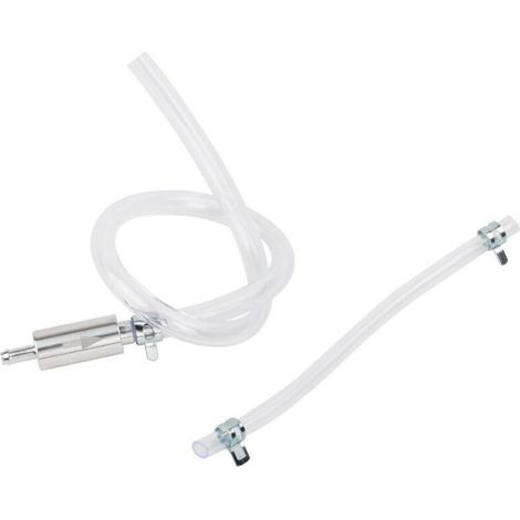 Kit Purge Frein Moto Seringue Aluminium et PVC Tuyau de Purge de Frein Moto Bleeder Pompe à Huile Clapet Anti-retour Kit de Purge de Frein et d'Embrayage 45cm pour Moto Voiture (Transparent) (1/5)