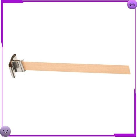 Mèches de bougie en bois de 22 pièces, noyaux dégradables sans fumée de bricolage artisanal avec support en fer, pour la (1/4)