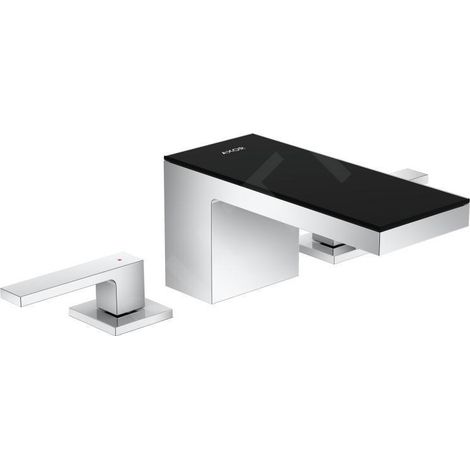 Robinet de lavabo à 3 trous HG 70 Axor MyEdition noir/chrome (1/5)