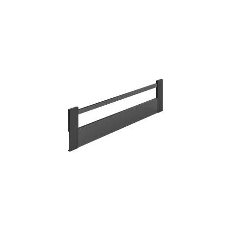 Front für Arcitech HETTICH Innenschublade zum Nachschneiden aus anthrazitfarbenem Alu - L.2000 mm - 9192205