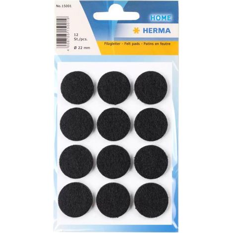 Herma Vario - puder - sort [pakke med