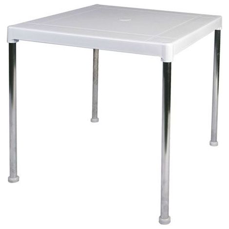 GARDEN LIFE mesa apilable 70x70 cm aluminio blanca 4026/1 , Mesa apilable 70 x 70 cm aluminio balnca 4026/1De fácil apilamiento
Resistente a los rayos UVUna vez montada es (1/3)