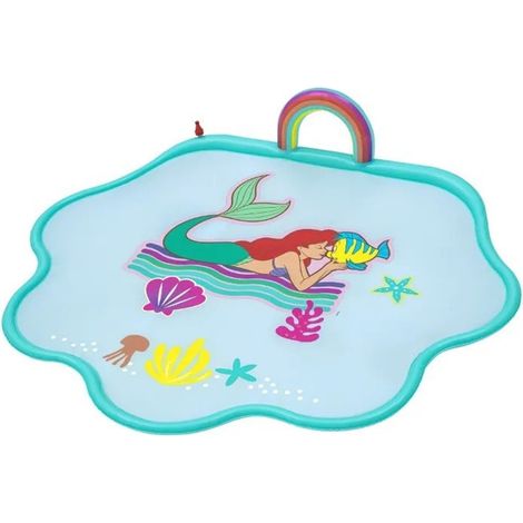 TRADE SHOP - Tappettino Spruzzi Acqua Sirenetta Splash Pad 163x145cm Per Bambini Estate 9101e - (1/5)