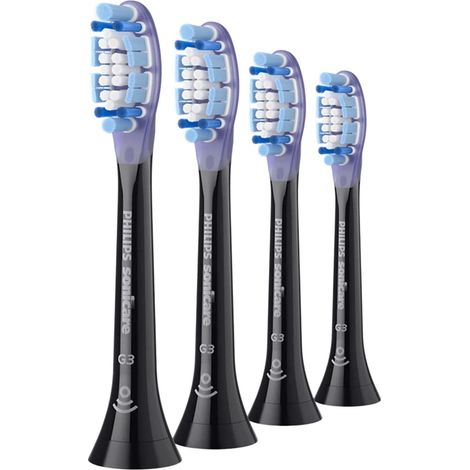 4er pack burstenkopfe - philips - hx905488 - g3 schwarz (1/2)