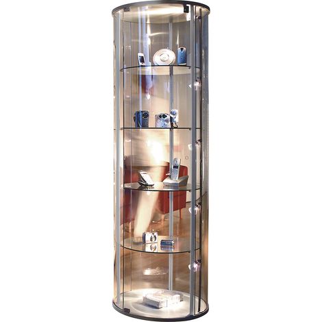 FRANKEL kaiserkraft, Vitrine de présentation, ronde, 1 porte (1/2)