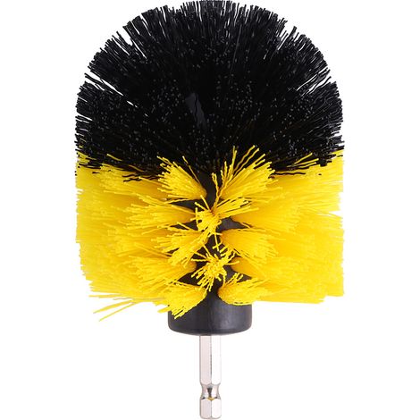 Nettoyeur de Joints pour Carrelage - Brosse pour Salle de Bain et WC - Accessoire pour Perceuse à Poils en PP (1/5)