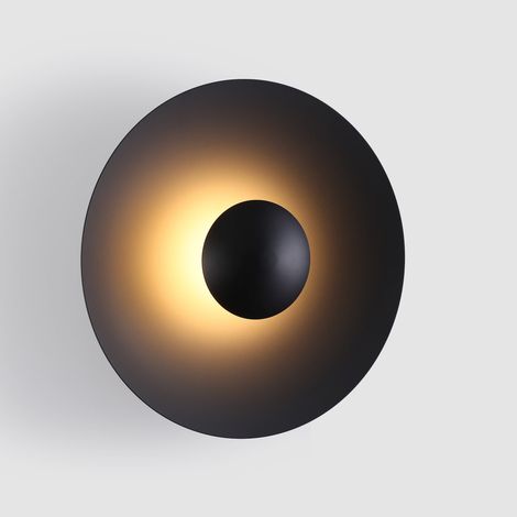 Aplique De Pared LED De Diseño "Larson" - 12W - Negro (1/5)