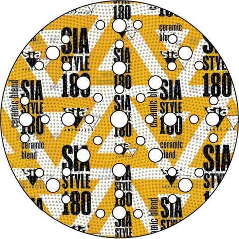 Sia 5500 Scheibe Z.L.+ 48 Loch Korn 180 Ø= 150mmm VE = 50 (1/5)