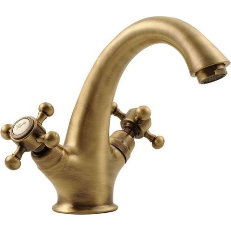 Sapho Reitano Rubinetteria Antea - Mitigeur de lavabo Antea, avec bonde, bronze 3276 (1/5)