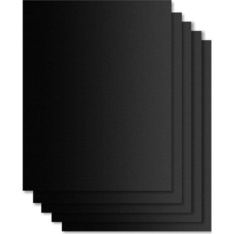 Set de 5 Tapis de Cuisson Tapis BBQ Barbecue Plaque Feuille de Cuisson Four 40 33cm pour Barbecue gaz Charbon électrique Anti-adhérent (1/5)