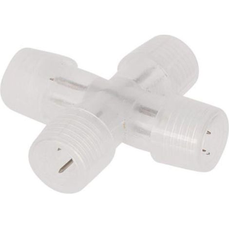 Connecteur En Forme De 'x' Pour Flexibles Lumineux Et Flexibles Lumineux à Led - 1 Pc (1/2)