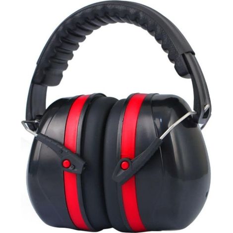 Casque antibruit avec fixation en éponge PVC, réduction du bruit et isolation phonique, adapté aux chantiers, ateliers, (1/5)