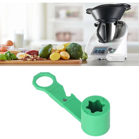 Dispositivo de succión para batidoras Thermomix TM5, TM6 y TM31 con mango de ABS verde (25 g) (1/5)